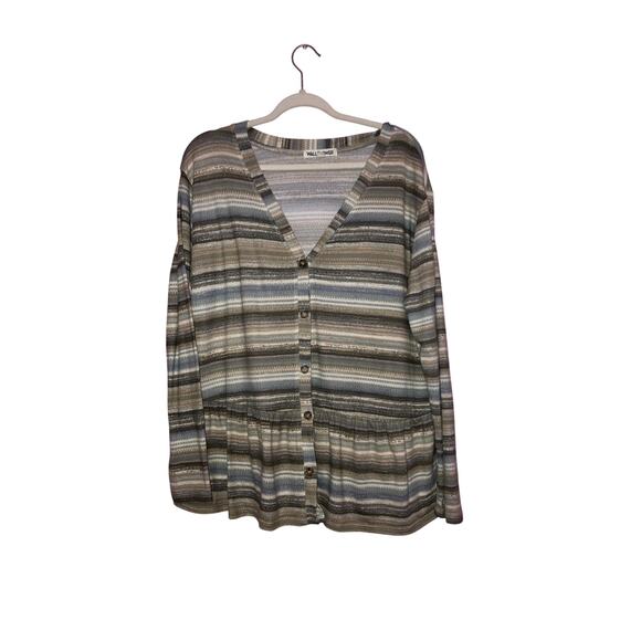 Wallflower stripped knit comfy top size large - Picture 1 of 4